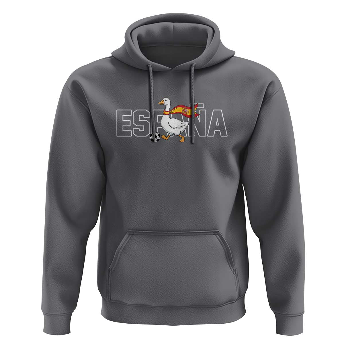 Espana Spain Soccer Football Hoodie Silly Goose Spanish Flag Fan Supporter