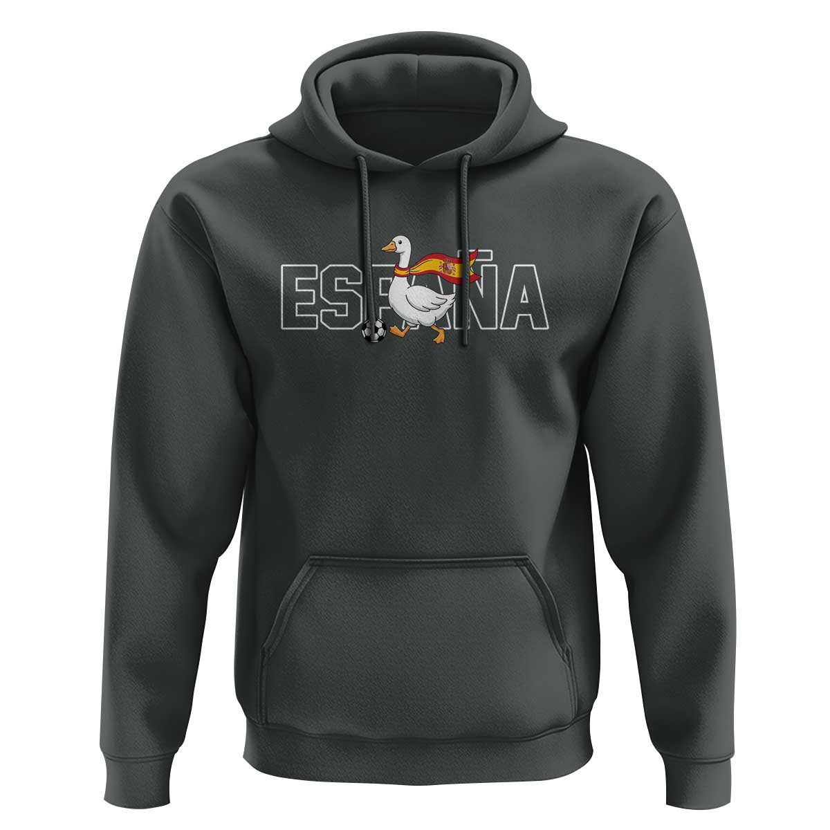 Espana Spain Soccer Football Hoodie Silly Goose Spanish Flag Fan Supporter