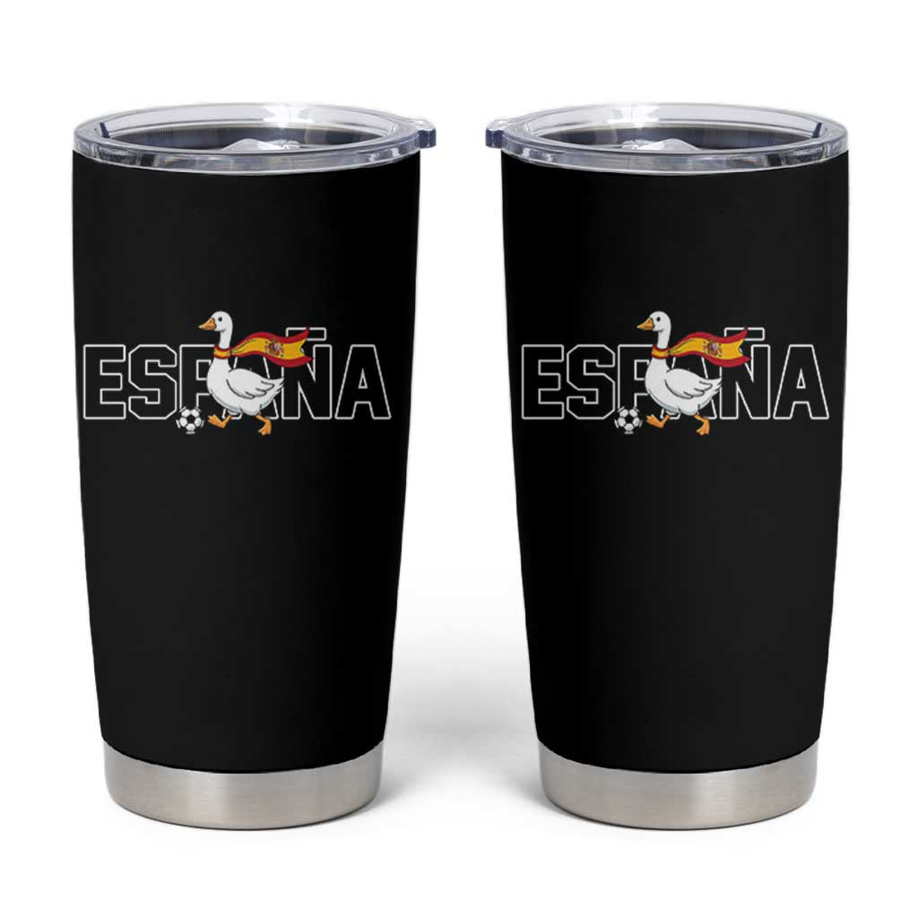 Espana Spain Soccer Football Tumbler Cup Silly Goose Spanish Flag Fan Supporter