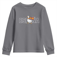 Espana Spain Soccer Football Youth Sweatshirt Silly Goose Spanish Flag Fan Supporter