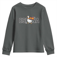 Espana Spain Soccer Football Youth Sweatshirt Silly Goose Spanish Flag Fan Supporter