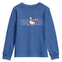Espana Spain Soccer Football Youth Sweatshirt Silly Goose Spanish Flag Fan Supporter