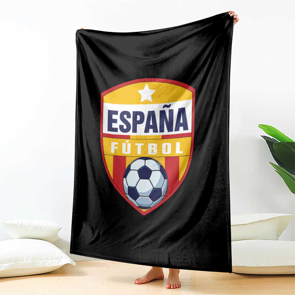 Espana Spain Soccer Football Fan Spanish Flag Throw Blanket