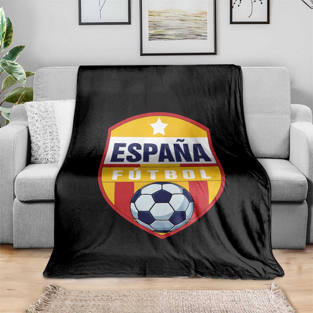 Espana Spain Soccer Football Fan Spanish Flag Throw Blanket