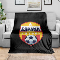 Espana Spain Soccer Football Fan Spanish Flag Throw Blanket