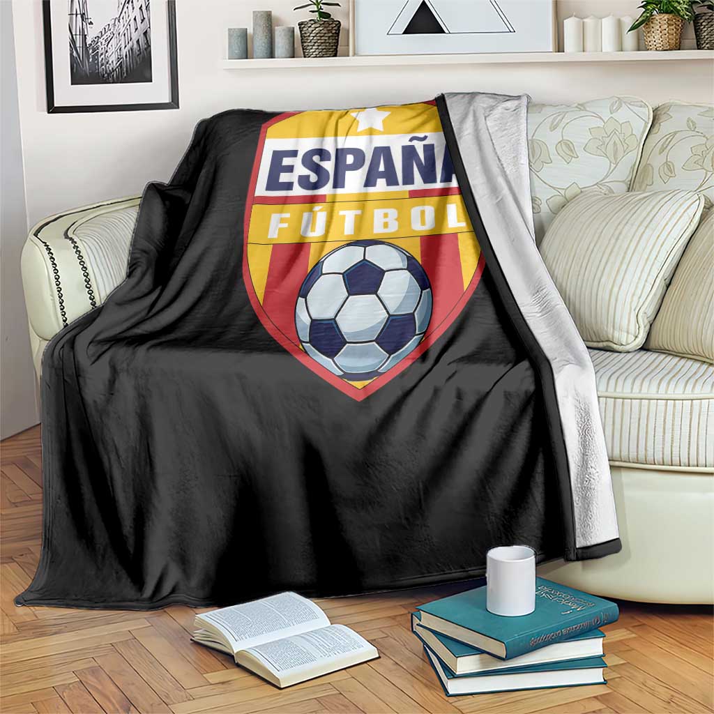 Espana Spain Soccer Football Fan Spanish Flag Throw Blanket