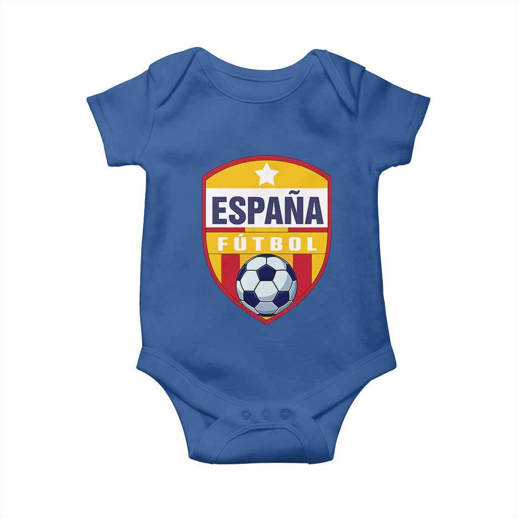 Espana Spain Soccer Football Fan Spanish Flag Baby Onesie