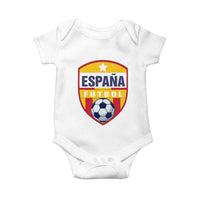 Espana Spain Soccer Football Fan Spanish Flag Baby Onesie