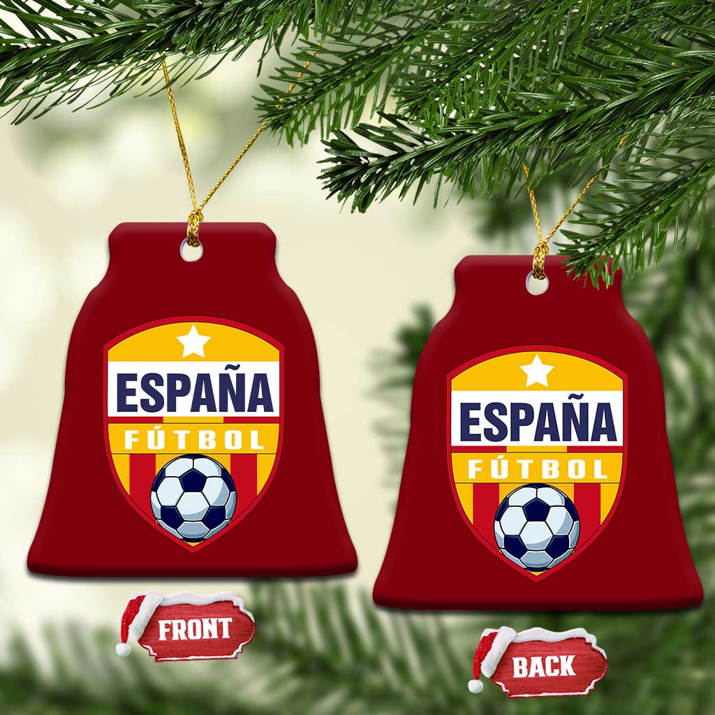 Espana Spain Soccer Football Fan Spanish Flag Ceramic Ornament