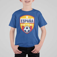 Espana Spain Soccer Football Fan Spanish Flag T Shirt For Kid