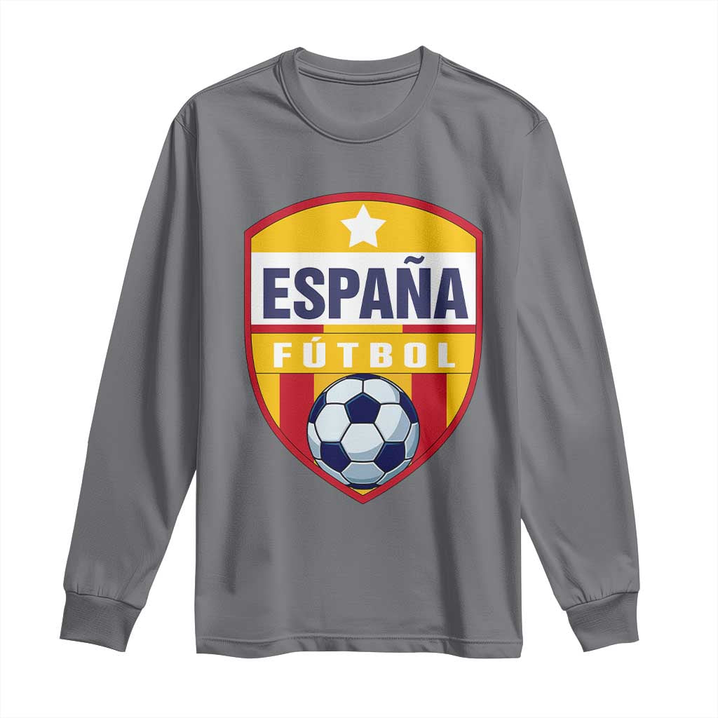 Espana Spain Soccer Football Fan Spanish Flag Long Sleeve Shirt