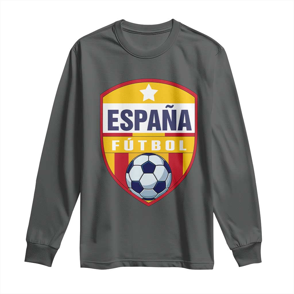 Espana Spain Soccer Football Fan Spanish Flag Long Sleeve Shirt