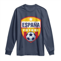 Espana Spain Soccer Football Fan Spanish Flag Long Sleeve Shirt