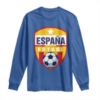 Espana Spain Soccer Football Fan Spanish Flag Long Sleeve Shirt