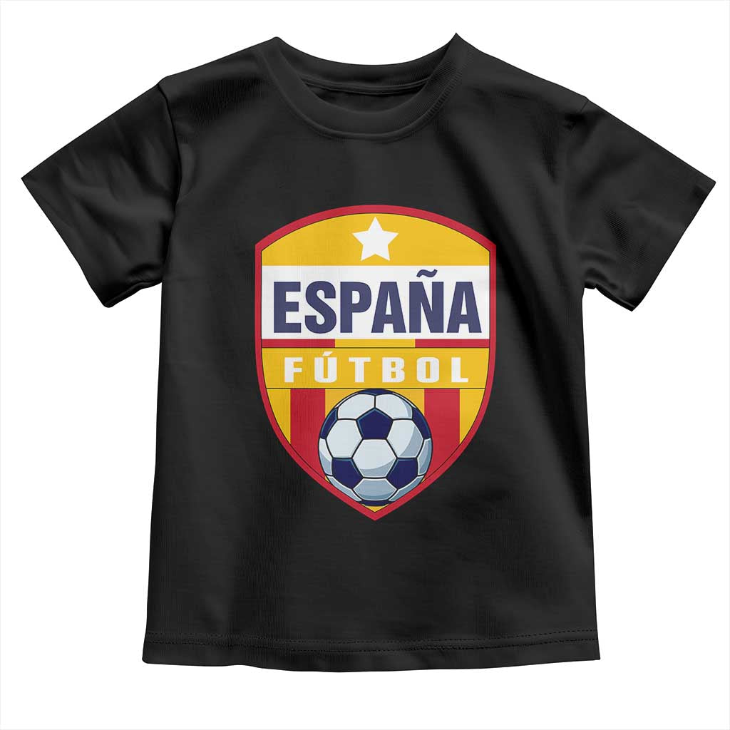Espana Spain Soccer Football Fan Spanish Flag Toddler T Shirt