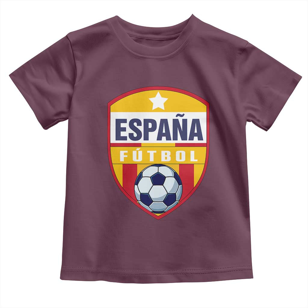 Espana Spain Soccer Football Fan Spanish Flag Toddler T Shirt