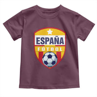 Espana Spain Soccer Football Fan Spanish Flag Toddler T Shirt