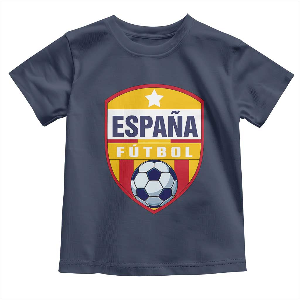 Espana Spain Soccer Football Fan Spanish Flag Toddler T Shirt
