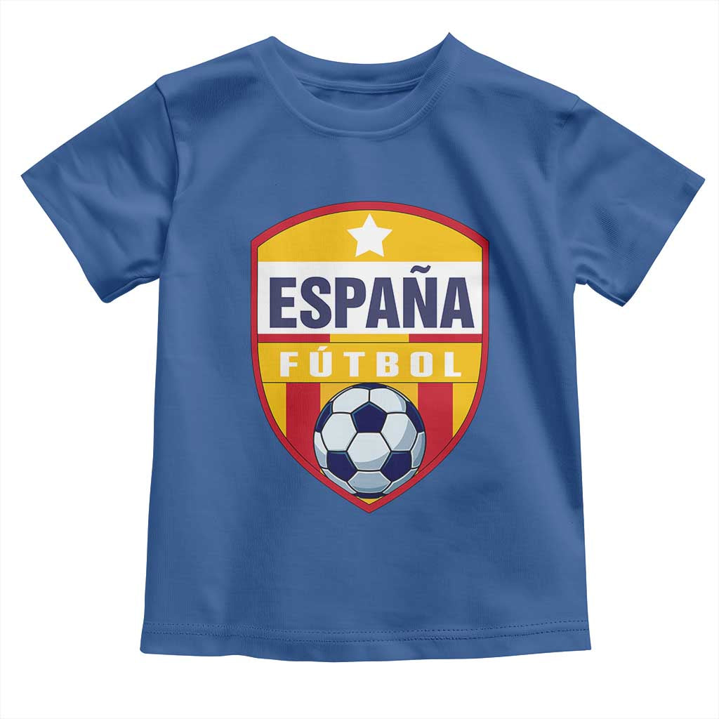 Espana Spain Soccer Football Fan Spanish Flag Toddler T Shirt
