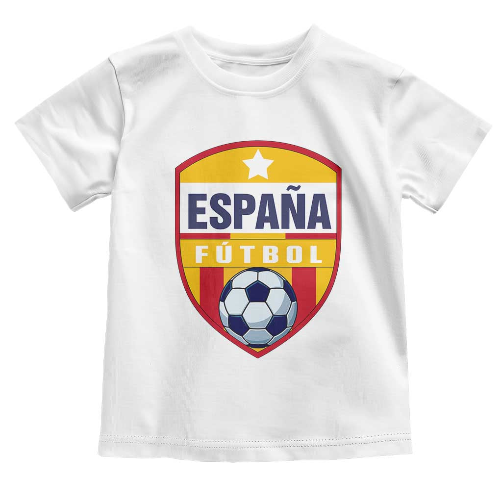 Espana Spain Soccer Football Fan Spanish Flag Toddler T Shirt