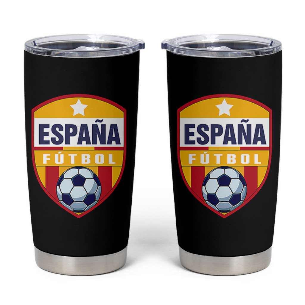 Espana Spain Soccer Football Fan Spanish Flag Tumbler Cup