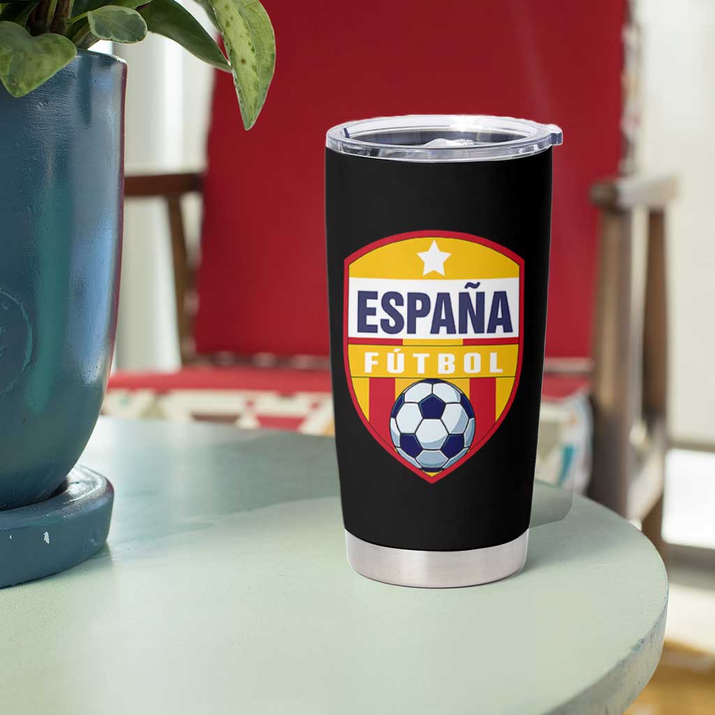 Espana Spain Soccer Football Fan Spanish Flag Tumbler Cup