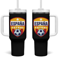 Espana Spain Soccer Football Fan Spanish Flag Tumbler With Handle