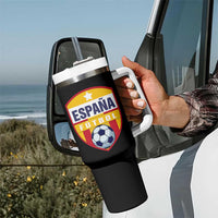 Espana Spain Soccer Football Fan Spanish Flag Tumbler With Handle