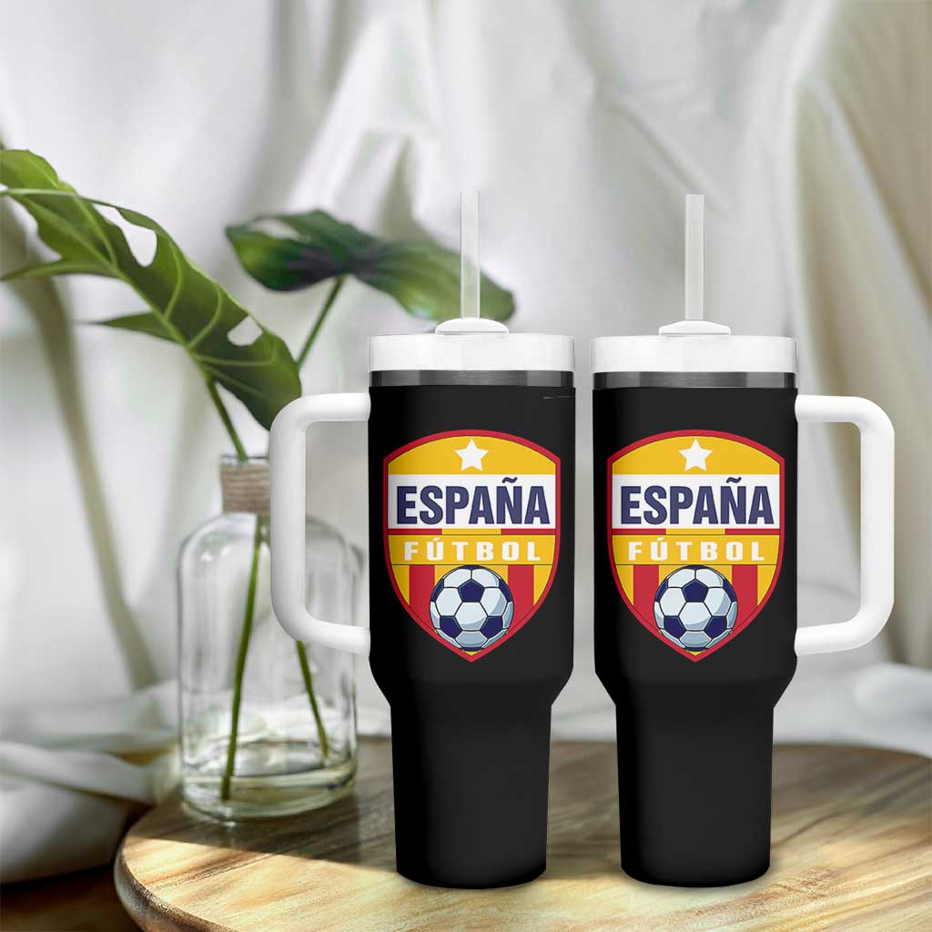 Espana Spain Soccer Football Fan Spanish Flag Tumbler With Handle
