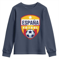 Espana Spain Soccer Football Fan Spanish Flag Youth Sweatshirt