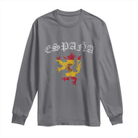 Espana Spain Lion Spanish Flag Spaniard Pride Long Sleeve Shirt