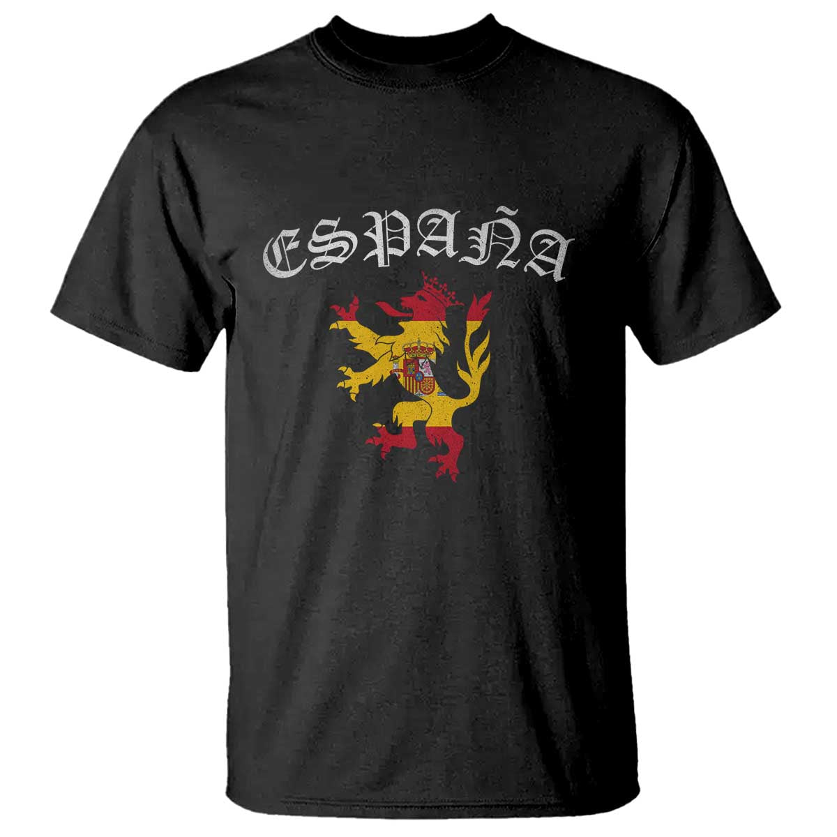 Espana Spain Lion Spanish Flag Spaniard Pride T Shirt