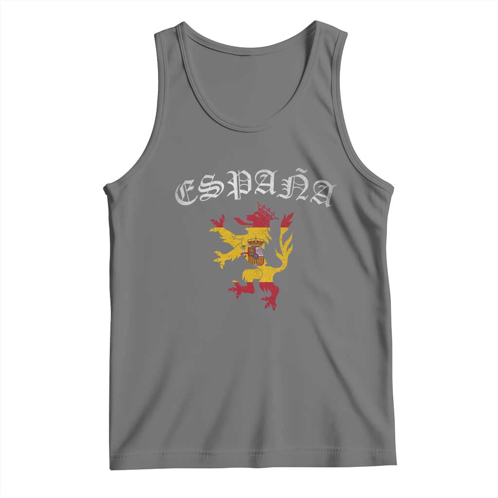 Espana Spain Lion Spanish Flag Spaniard Pride Tank Top