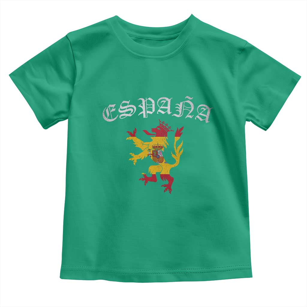 Espana Spain Lion Spanish Flag Spaniard Pride Toddler T Shirt