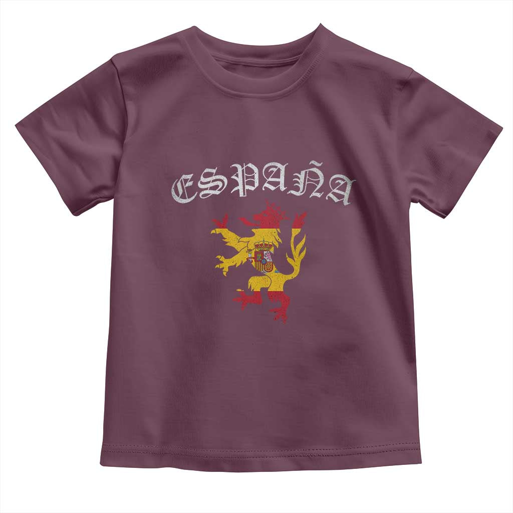 Espana Spain Lion Spanish Flag Spaniard Pride Toddler T Shirt