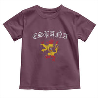 Espana Spain Lion Spanish Flag Spaniard Pride Toddler T Shirt
