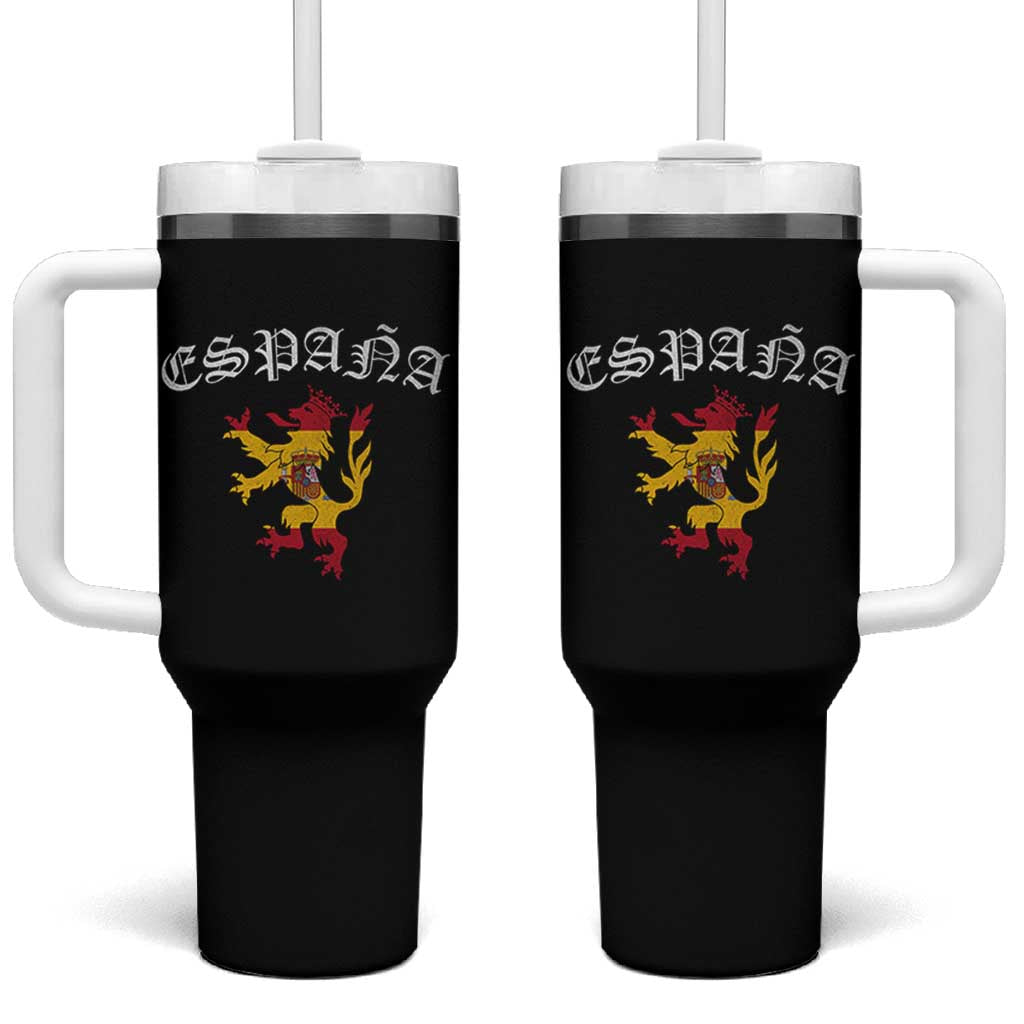 Espana Spain Lion Spanish Flag Spaniard Pride Tumbler With Handle