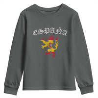Espana Spain Lion Spanish Flag Spaniard Pride Youth Sweatshirt