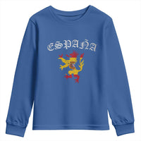 Espana Spain Lion Spanish Flag Spaniard Pride Youth Sweatshirt