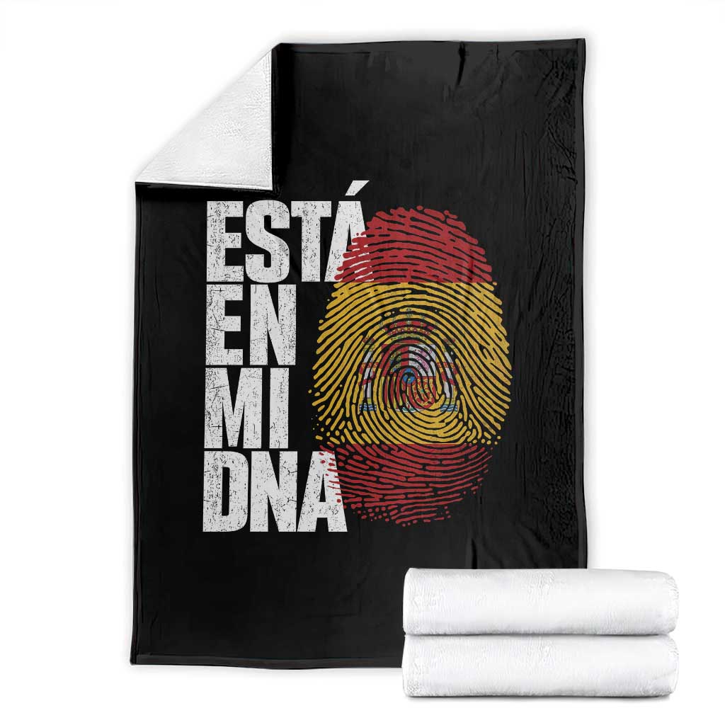 It's in My DNA Espana Spain Spanish Flag Pride Throw Blanket