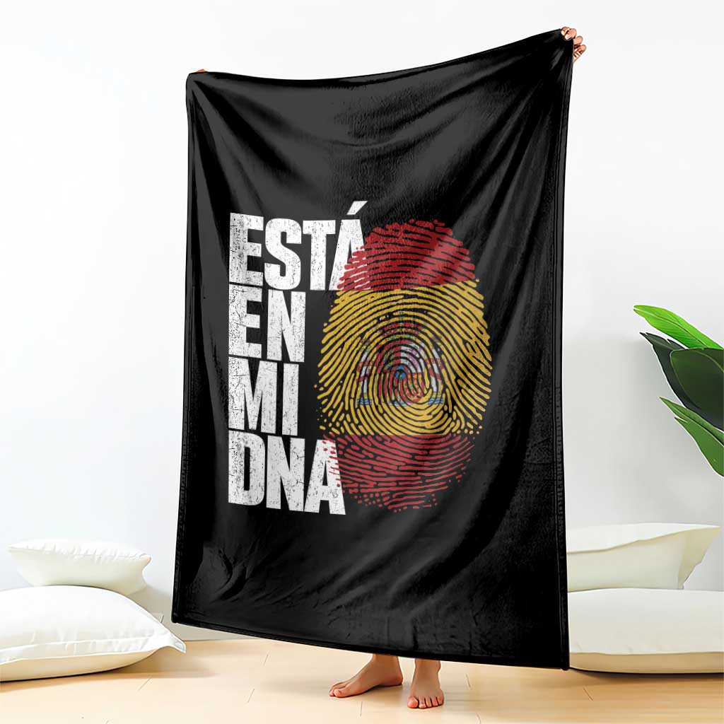It's in My DNA Espana Spain Spanish Flag Pride Throw Blanket