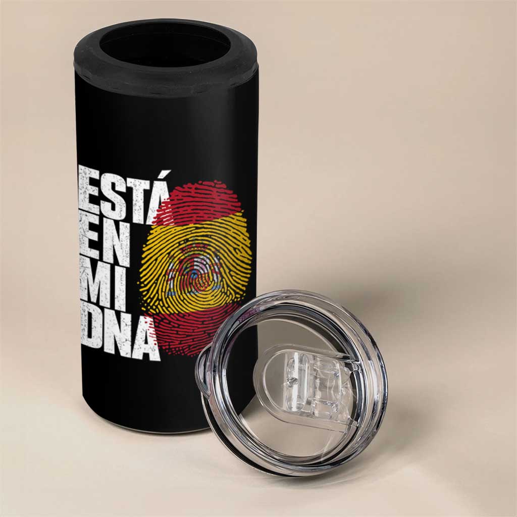 It's in My DNA Espana Spain Spanish Flag Pride 4 in 1 Can Cooler Tumbler