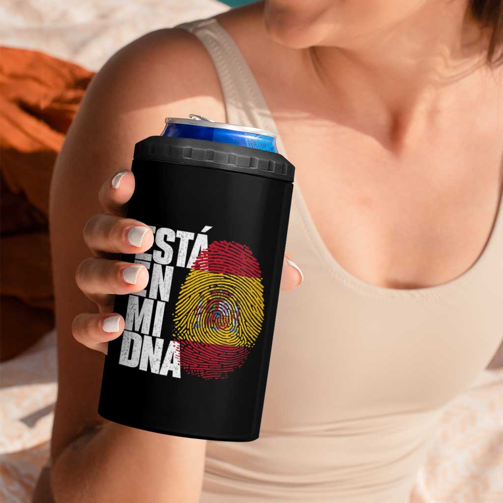 It's in My DNA Espana Spain Spanish Flag Pride 4 in 1 Can Cooler Tumbler