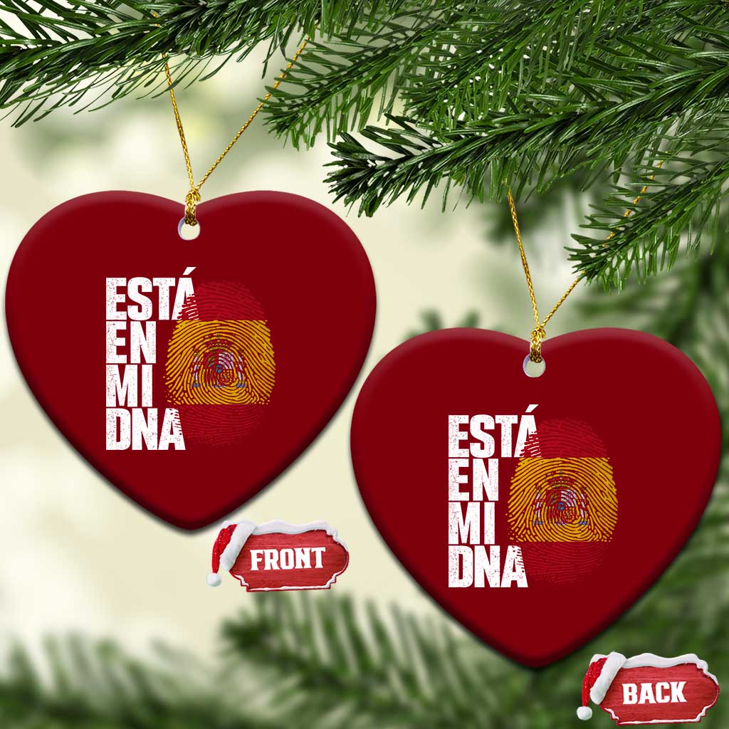 It's in My DNA Espana Spain Spanish Flag Pride Ceramic Ornament