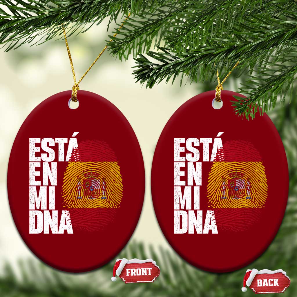 It's in My DNA Espana Spain Spanish Flag Pride Ceramic Ornament