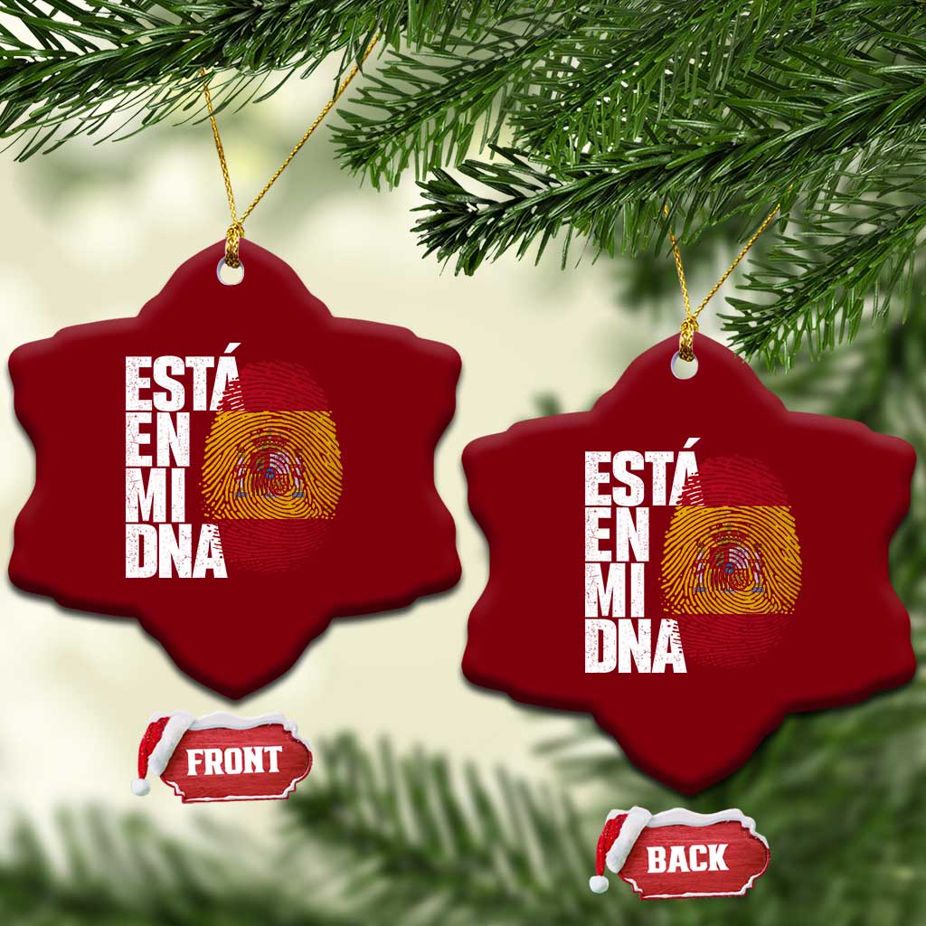 It's in My DNA Espana Spain Spanish Flag Pride Ceramic Ornament