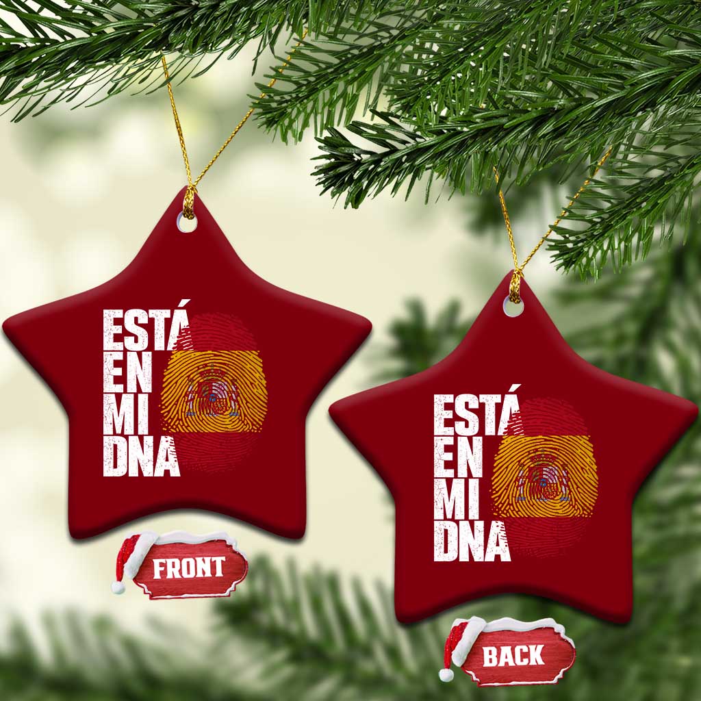 It's in My DNA Espana Spain Spanish Flag Pride Ceramic Ornament