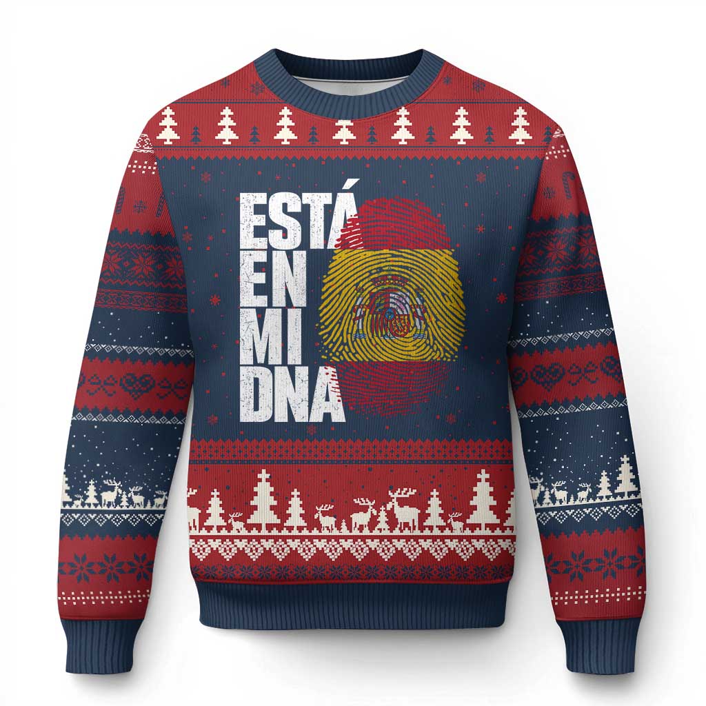 It's in My DNA Espana Spain Spanish Flag Pride Ugly Christmas Sweater