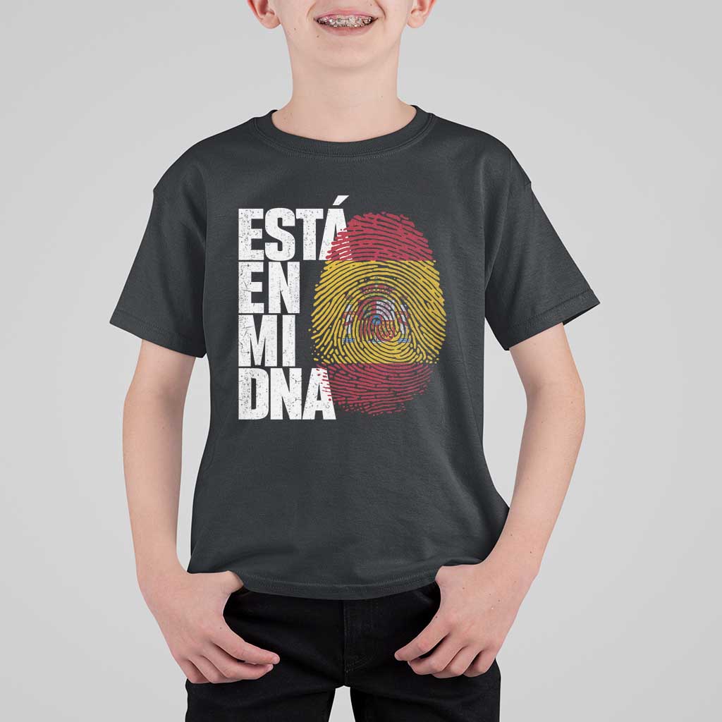 It's in My DNA Espana Spain Spanish Flag Pride T Shirt For Kid