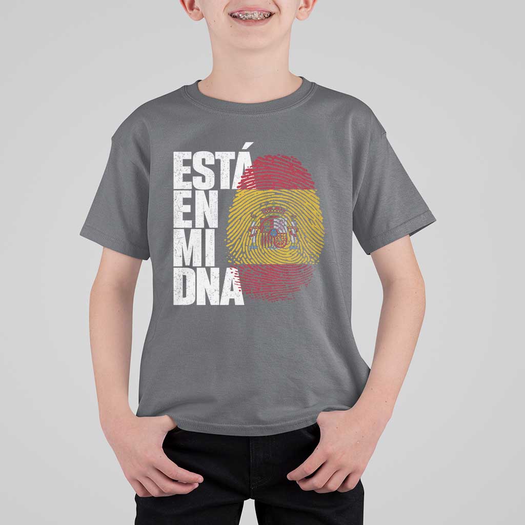 It's in My DNA Espana Spain Spanish Flag Pride T Shirt For Kid